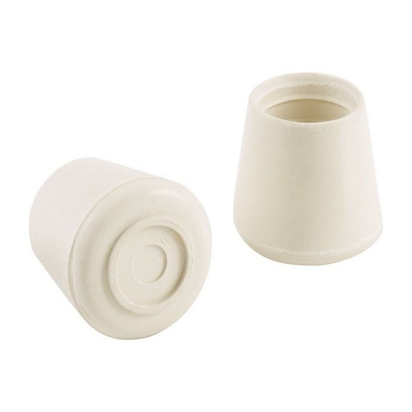 Shepherd Hardware Tip Leg Furn 3/4In Wht Rubb 9119